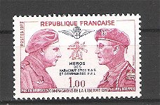 Frankrijk 1973 Heroes parachutistes postfris