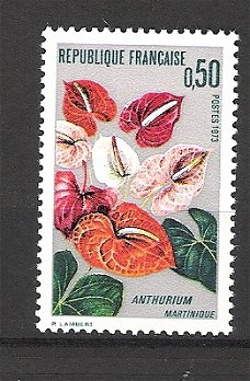 Frankrijk Frankrijk 1973 L'Anthurium de Martinique postfris