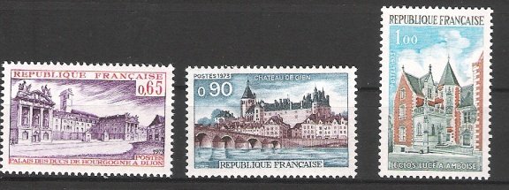 Frankrijk 1973 Serie touristique (II) postfris - 1