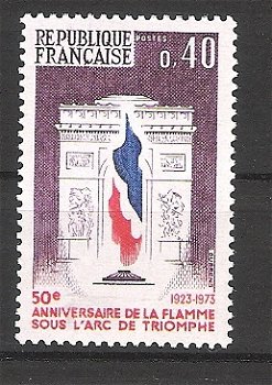 Frankrijk 1973 La flamme sous l'Arc de Triomphe postfris - 1
