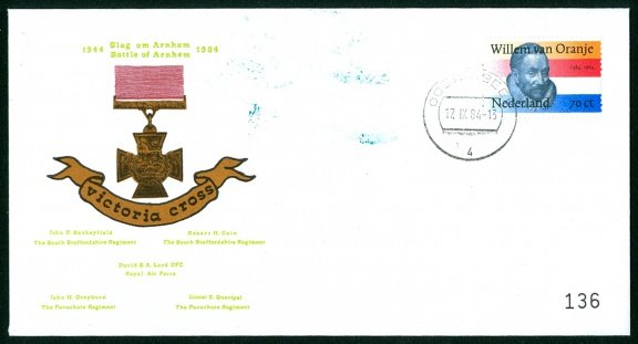 FDC Slag om Arnhem 1944-1984 Victoria Cross - 1