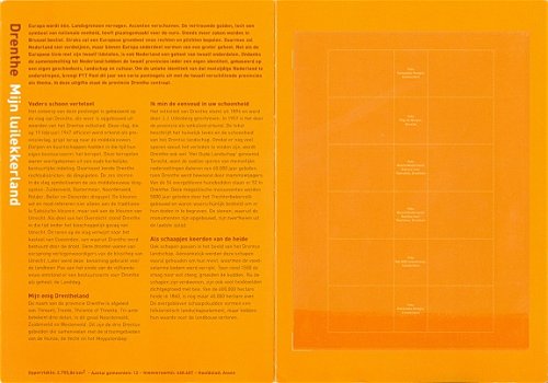 Mapje voor provinciezegels van Drenthe 2002 - 2