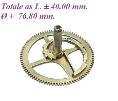 = Uurrad met trappenschijf = comtoise =28160 - 0