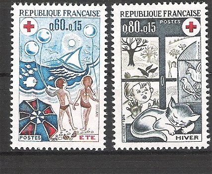 Frankrijk 1974 Croix-Rouge postfris - 1