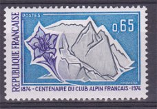 Frankrijk 1974 Cent. du club alpin français postfris