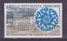 Frankrijk 1974 25e anniv. du Conseil de l'Europe postfris