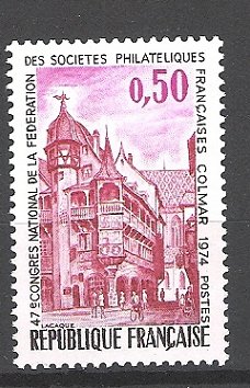 Frankrijk 1974 Congrés philatélique à Colmar postfris