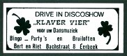 Sticker Drive In Discoshow Klaver Vier, Eerbeek - 1 - Thumbnail