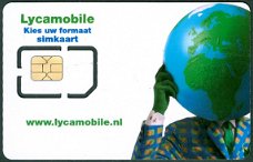 Telefoonkaart / simkaart Lycamobile