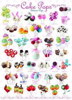 Eurographics - Cake Pops - 1000 Stukjes Nieuw - 1