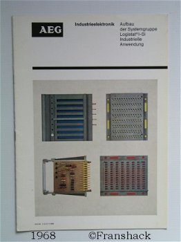 [1968] Logistat I-Si, Aufbau der Systemgruppe, AEG-Telefunken Industrieelektronik, - 1