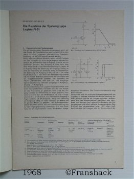 [1968] Logistat I-Si, Aufbau der Systemgruppe, AEG-Telefunken Industrieelektronik, - 2