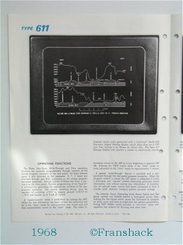 [1968] 11-inch Storage Display Unit Type 611, Cat. Sheet, Tektronix - 3