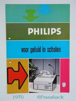 [1970] Philips voor geluid in scholen, ELA Folder, Philips - 1