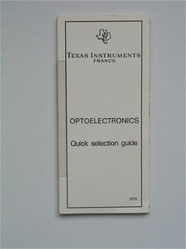 1970] Optoelectronics, Quick selection guide, Texas Instruments - 1