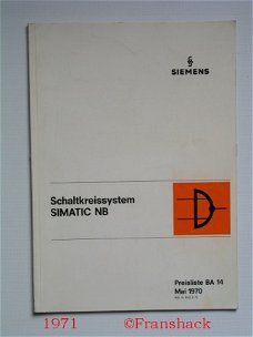 [1971] Simatic NB, Schaltkreissystem, Siemens