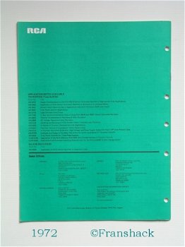 [1972] Thyristors & Rectifiers, Catalog THC-500B, RCA - 3
