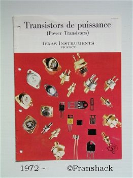 [1972~] Power Transistors, Bulletin VCB1, Texas Instruments France - 1