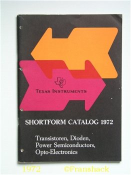 [1972] Components Catalog 1972, Texas Instruments - 1