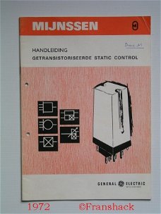 [1972~] Handleiding Static Control, GE/ Mijnssen