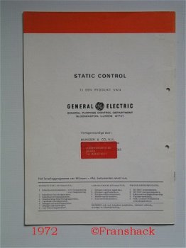 [1972~] Handleiding Static Control, GE/ Mijnssen - 3
