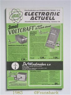 [1985] Electronic Aktuell, Sommer 1985-Katalog-Nr.S19, De Windmolen/Conrad
