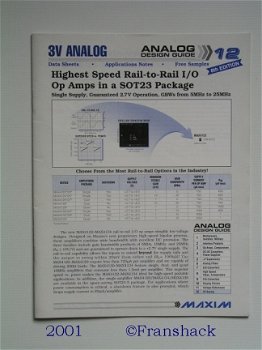 [2001] Analog Design Guide >> 12 8th Ed. 3V Analog, MAXIM - 1