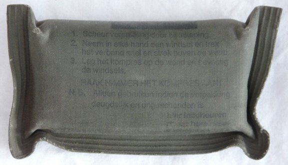 Verband Pakje, Nood, 16x10cm, Koninklijke Landmacht, 1987.(Nr.1) - 1