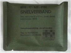 Verband Pakje, Snelverband, 18x10cm, Koninklijke Landmacht, 1985.(Nr.1)