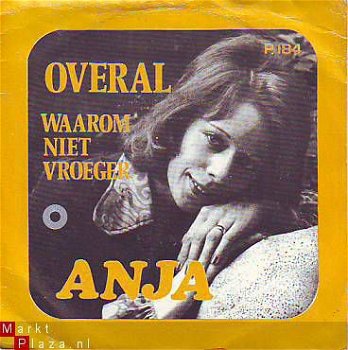 VINYLSINGLE * ANJA * OVERAL * BELGIUM 7