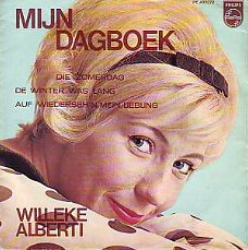 VINYLSINGLE * WILLEKE ALBERTI * MIJN DAGBOEK * HOLLAND 7" E.P.