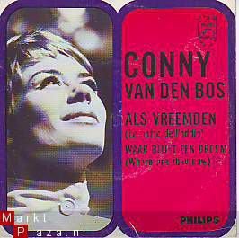 VINYLSINGLE * CONNY VANDENBOS * ALS VREEMDEN * HOLLAND 7