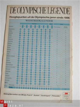De Olympische legende Hoogtepunten sinds 1896 uitg 3M - 1