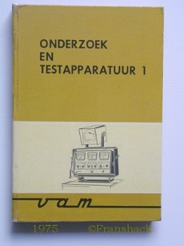 [1975] Onderzoek en testapparatuur 1, Verbrandingsmotoren, Stichting VAM - 1