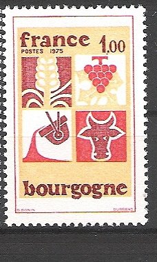 Frankrijk 1975 Bourgogne postfris