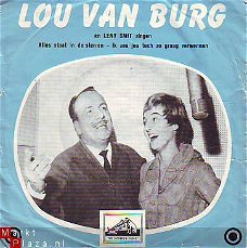 VINYLSINGLE * LOU VAN BURG EN LENY SMIT * ALLES STAAT IN DE STERREN * HOLLAND 7"