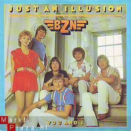 VINYLSINGLE * BZN * JUST AN ILLUSION * HOLLAND 7