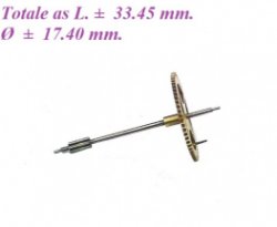 === Voorslagrad = Franse pendule = gebruikt === 25311
