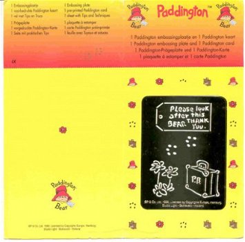 EMBOSSING MAL --- Paddington Beer --- EMBPB6 (NIEUW) - 1