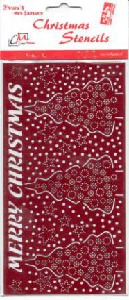 KERST --- Christmas Stencils --- 357299      (NIEUW)