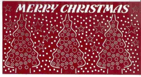 KERST --- Christmas Stencils --- 357299 (NIEUW) - 2