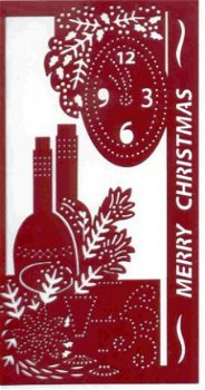 KERST --- Christmas Stencils --- 356999 (NIEUW) - 2