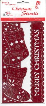 KERST --- Christmas Stencils --- 356799      (NIEUW)