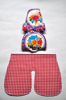 Hippe waterafstotende bekleding voor de bobike fietsstoel mini maxi 'Oilily' - 4