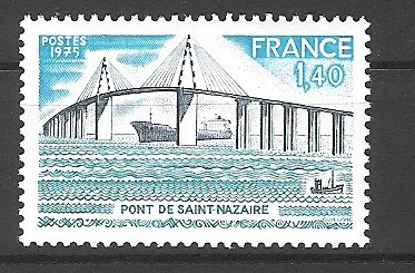 Frankrijk 1975 Pont de Saint-Nazaire postfris - 1