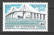 Frankrijk 1975 Pont de Saint-Nazaire postfris