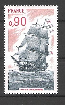 Frankrijk 1975 Fregate 'La Melopomene' postfris