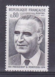 Frankrijk 1975 Président Georges Pompidou postfris