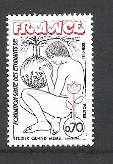 Frankrijk 1975 Fondation santé des étudiants de France **