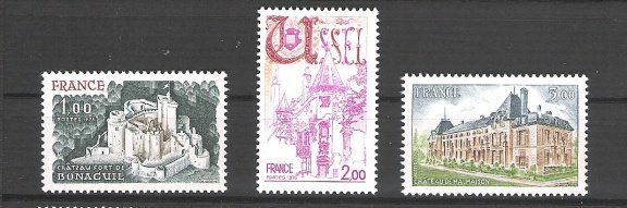 Frankrijk 1976 Serie Touristique (II) postfris - 1
